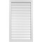 Ekena Millwork Vertical Surface Mount PVC Gable Vent: Functional, w/ 2"W x 1-1/2"P Brickmould Frame, 24"W x 42"H GVPVE24X4202SF - alternate 1